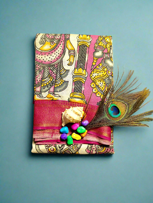 Yakshagaana | Nizam Border | Kalamkaari Silk Saree