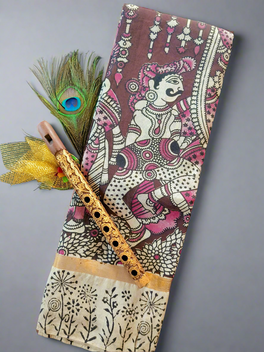 Natyabhangima | Nellore Silk Kalamkaari Saree