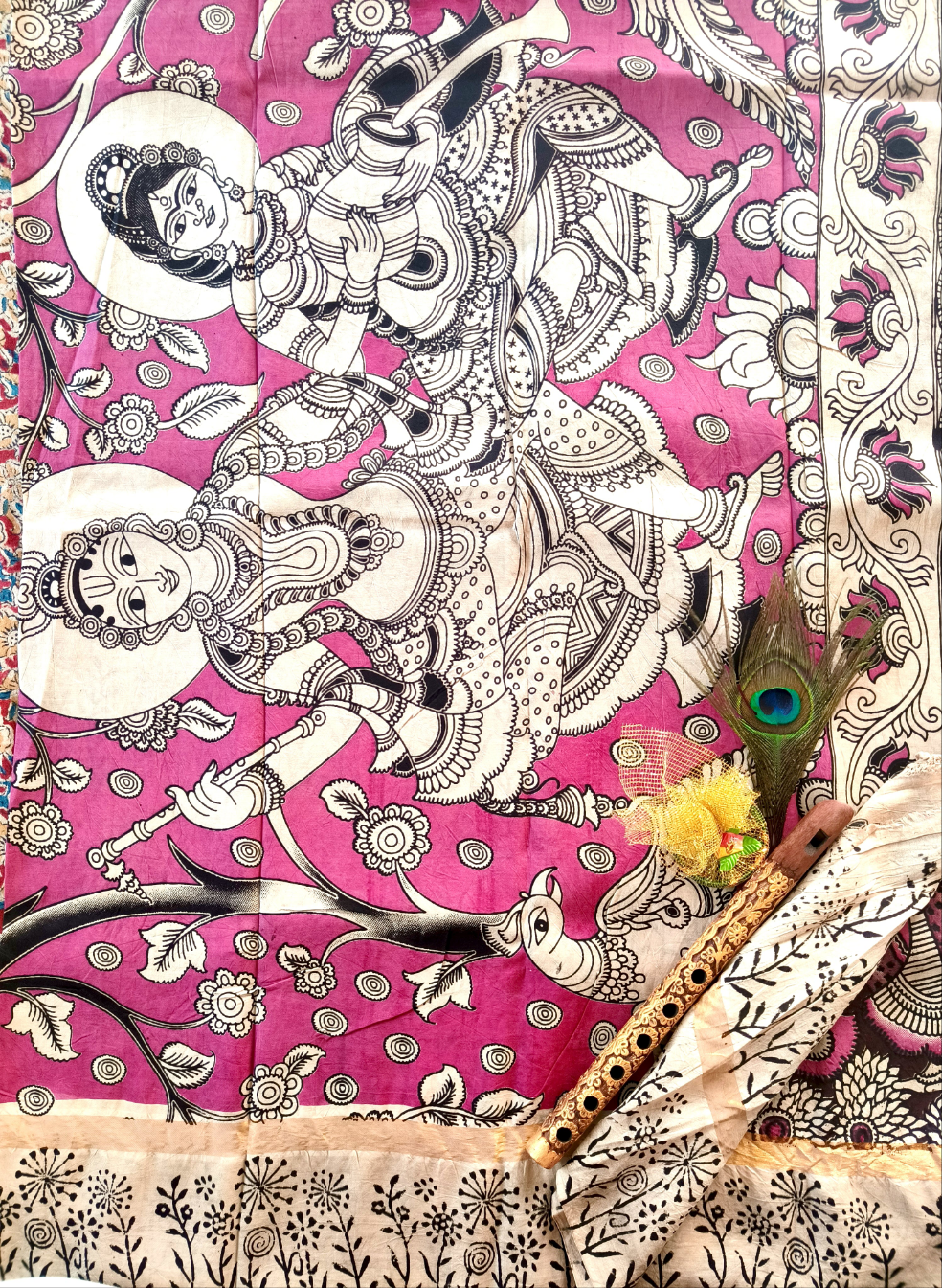 Natyabhangima | Nellore Silk Kalamkaari Saree