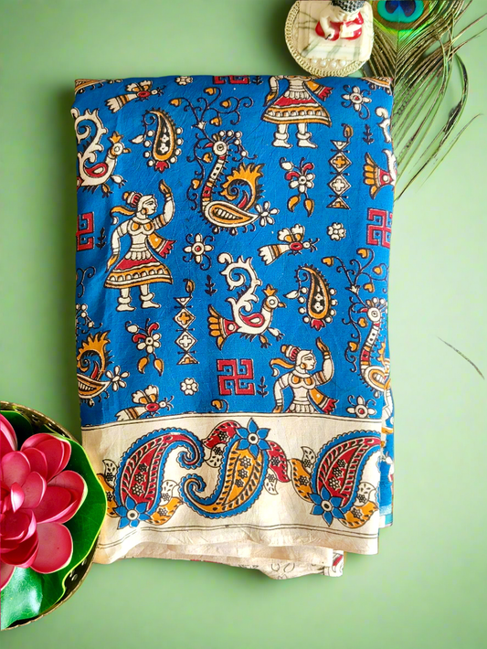 Vipani | Nellore Silk | Kalamkaari Saree