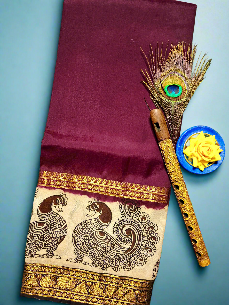 Hamsini | Bengaluru Silk | Kalamkaari Saree