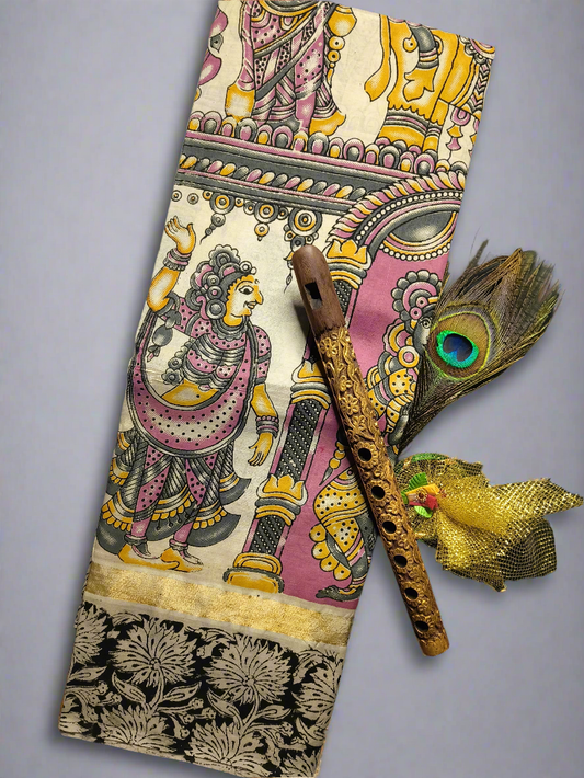 Yakshagaana | Nellore Silk | Kalamkaari Saree