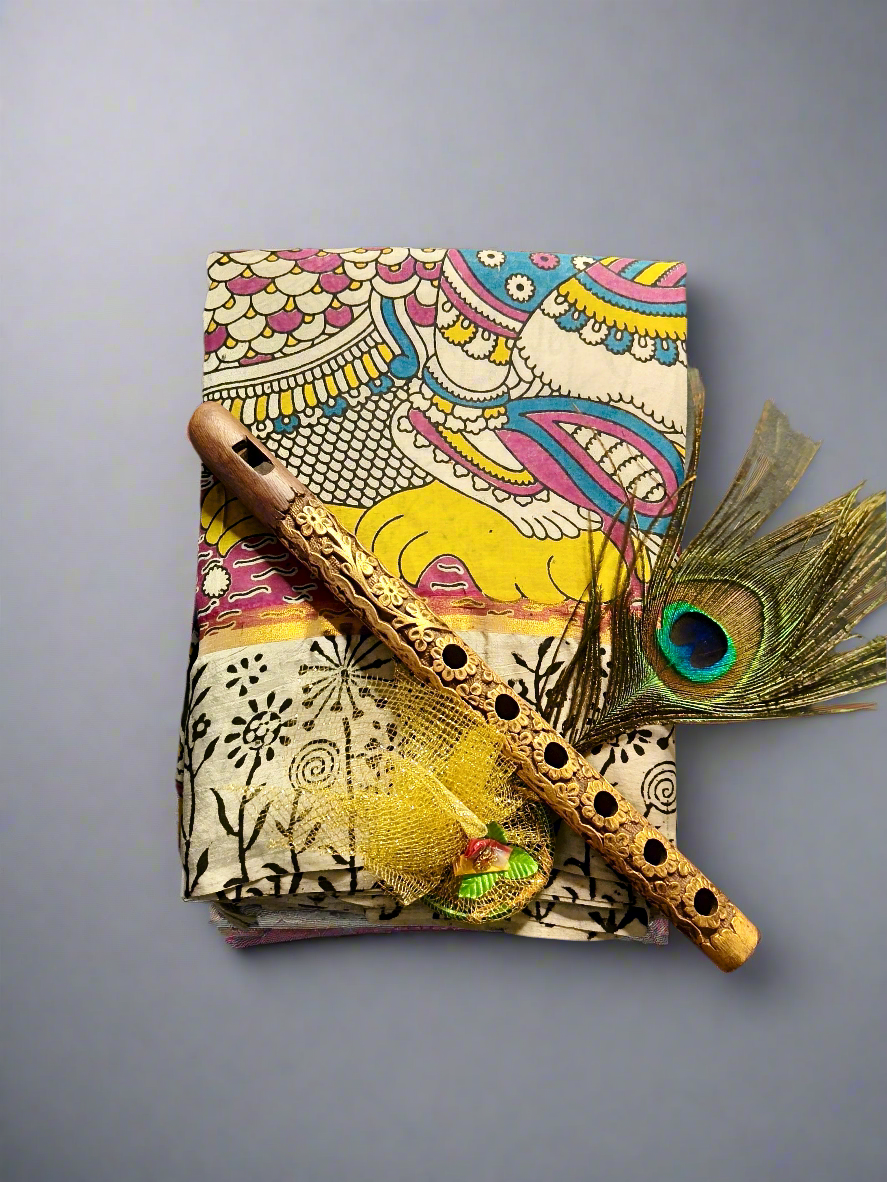 Anaamika | Nellore Silk | Kalamkaari Saree