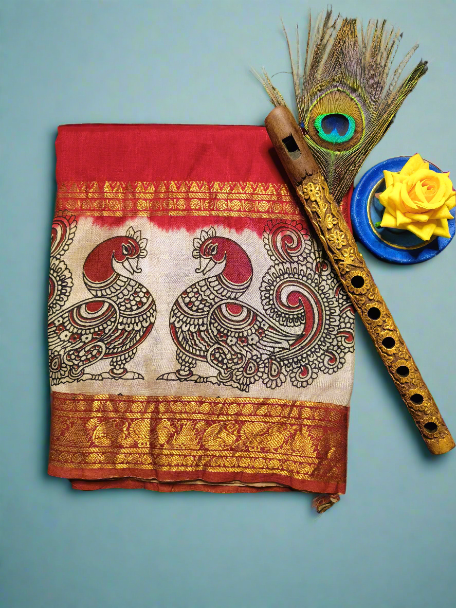 Hamsini | Bengaluru Silk | Kalamkaari Saree