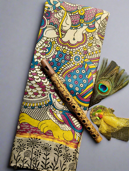 Anaamika | Nellore Silk | Kalamkaari Saree