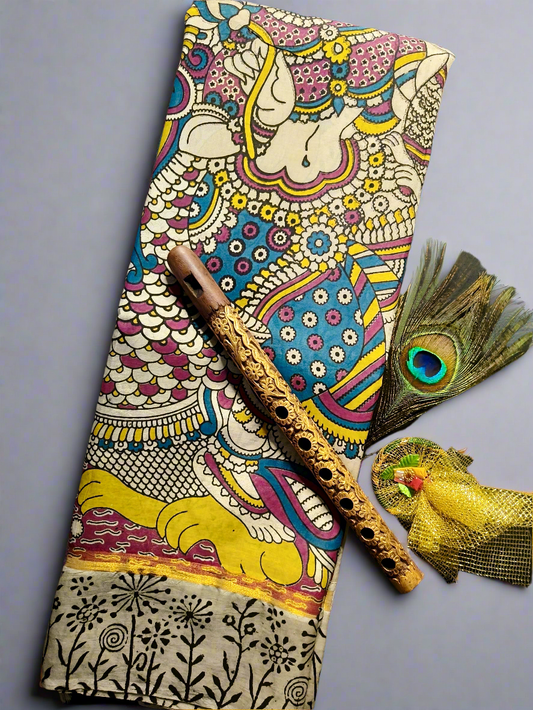Anaamika | Nellore Silk | Kalamkaari Saree