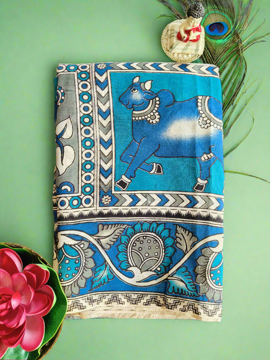 Kaumudi | Nellore Silk | Kalamkaari Saree