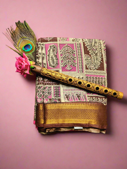 Aamra | Nizam Border | Kalamkaari Silk Saree