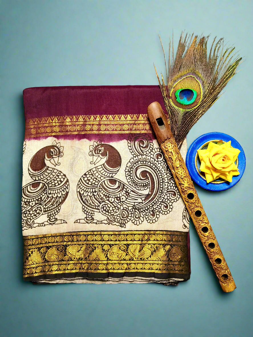 Hamsini | Bengaluru Silk | Kalamkaari Saree