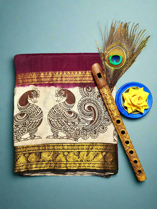 Hamsini | Bengaluru Silk | Kalamkaari Saree