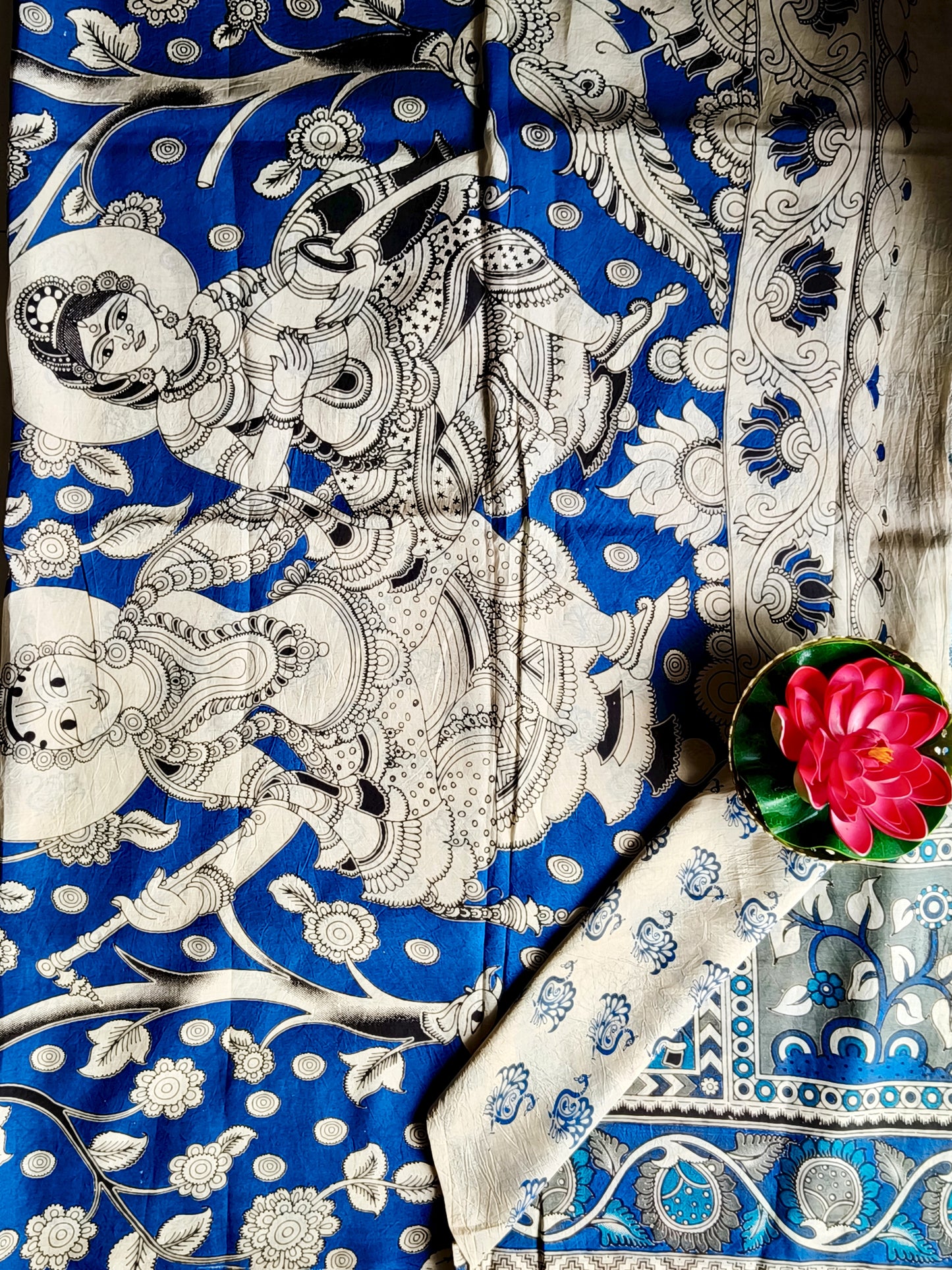 Kaumudi | Nellore Silk | Kalamkaari Saree