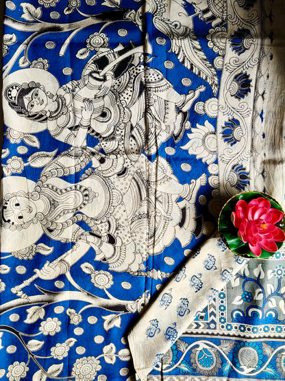 Kaumudi | Nellore Silk | Kalamkaari Saree