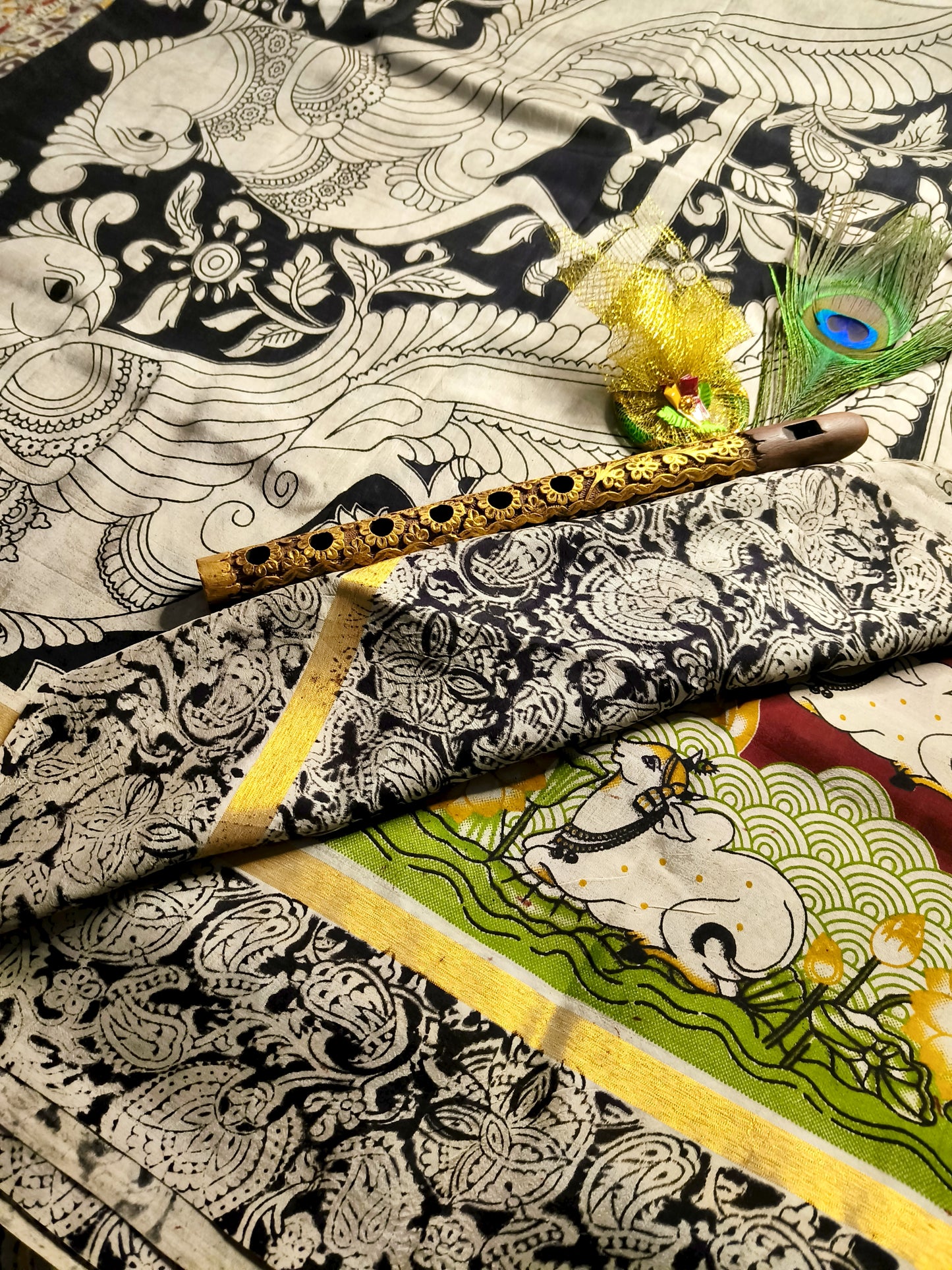 Nandini | Nellore Silk | Kalamkaari Saree