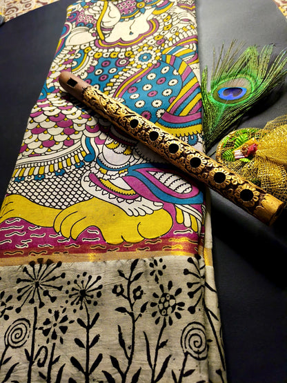 Anaamika | Nellore Silk | Kalamkaari Saree