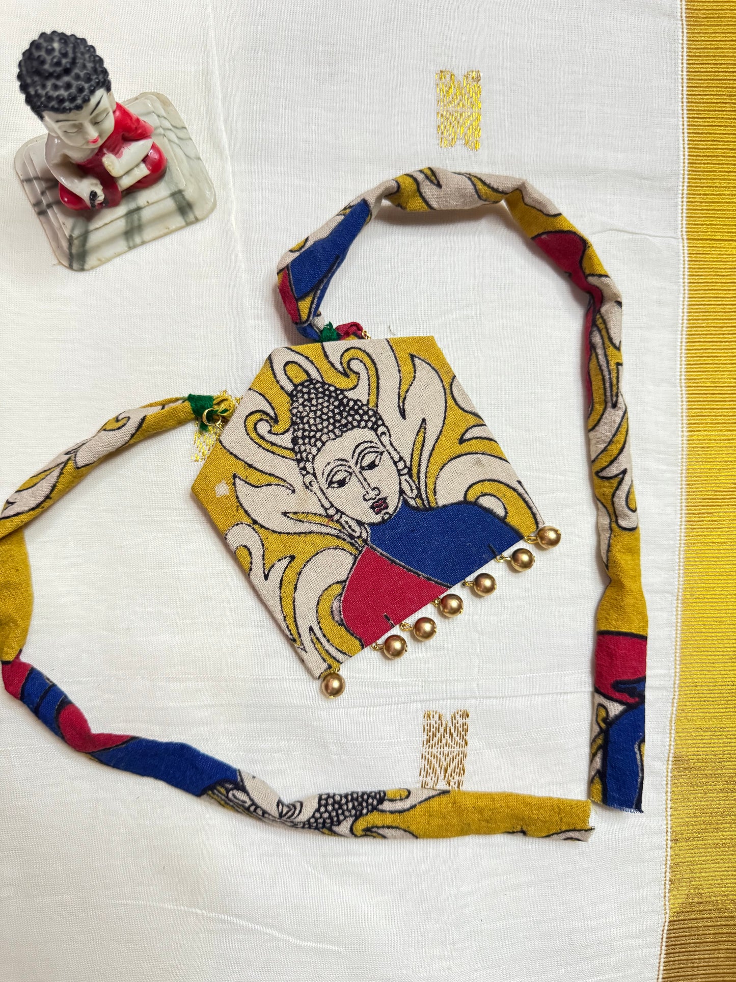 Handmade Kalamkaari Neck Piece