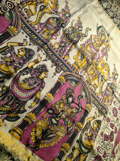 Yakshagaana | Nellore Silk | Kalamkaari Saree