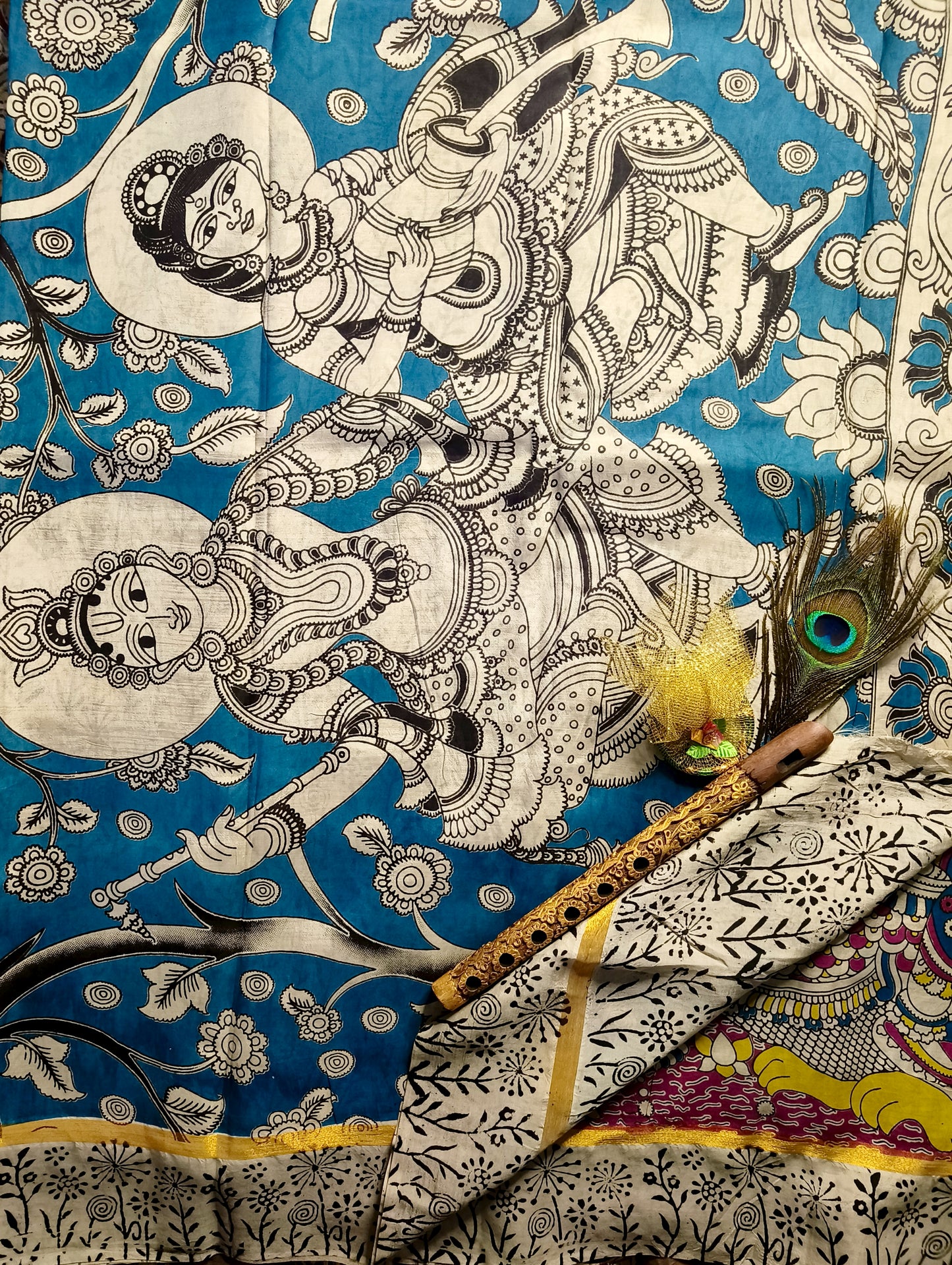 Anaamika | Nellore Silk | Kalamkaari Saree