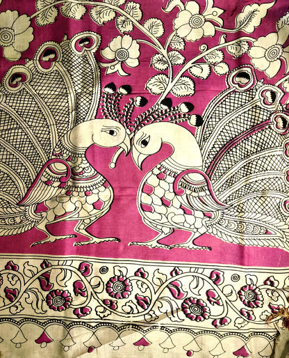 Yakshagaana | Nizam Border | Kalamkaari Silk Saree