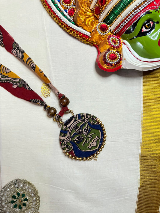 Handmade Kalamkaari Neck Piece