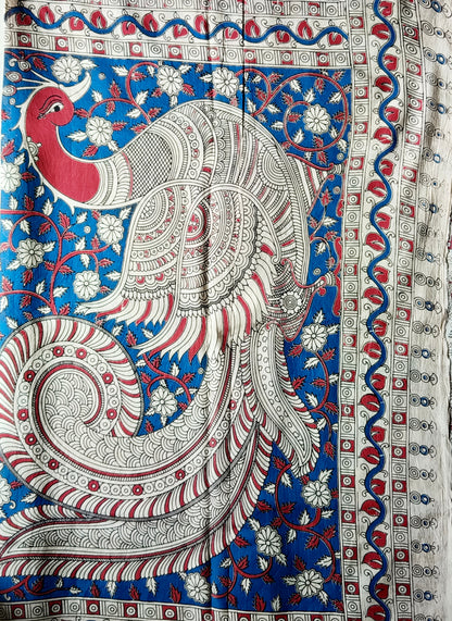 Vipani | Nellore Silk | Kalamkaari Saree