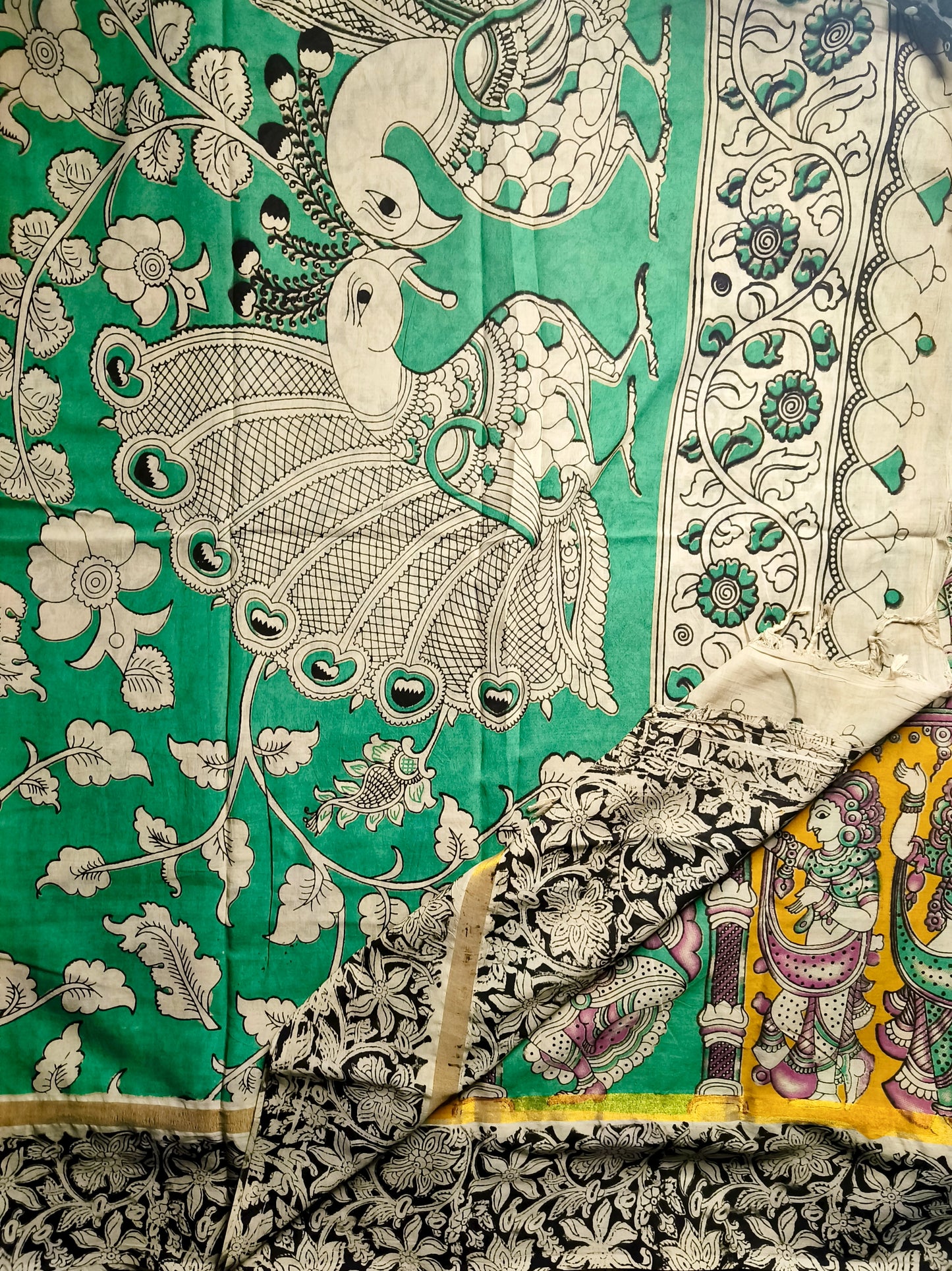 Yakshagaana | Nellore Silk | Kalamkaari Saree